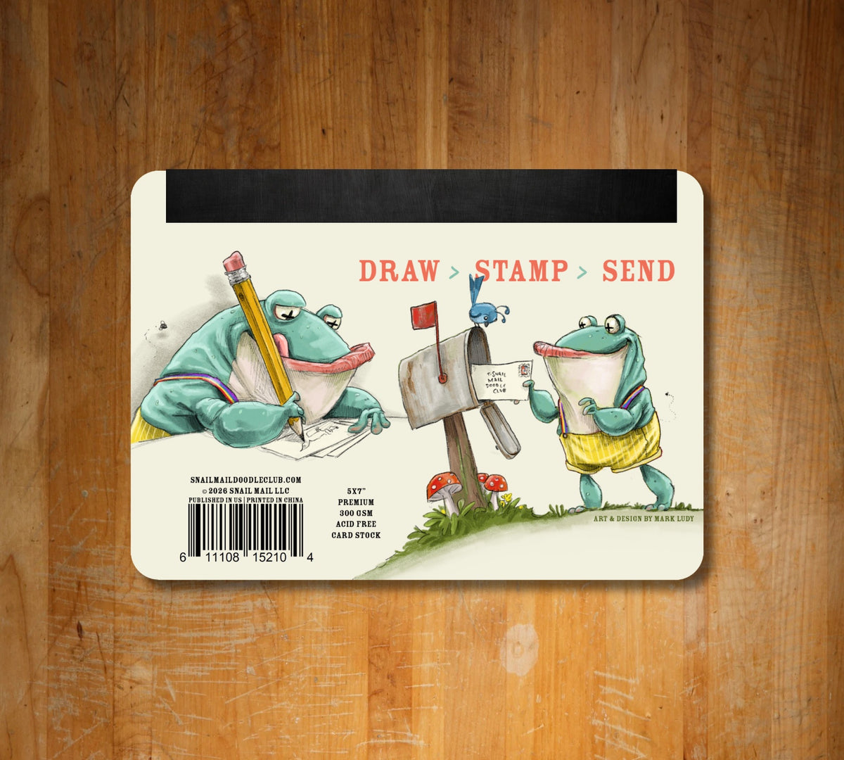 Back of Postcard Booklet
