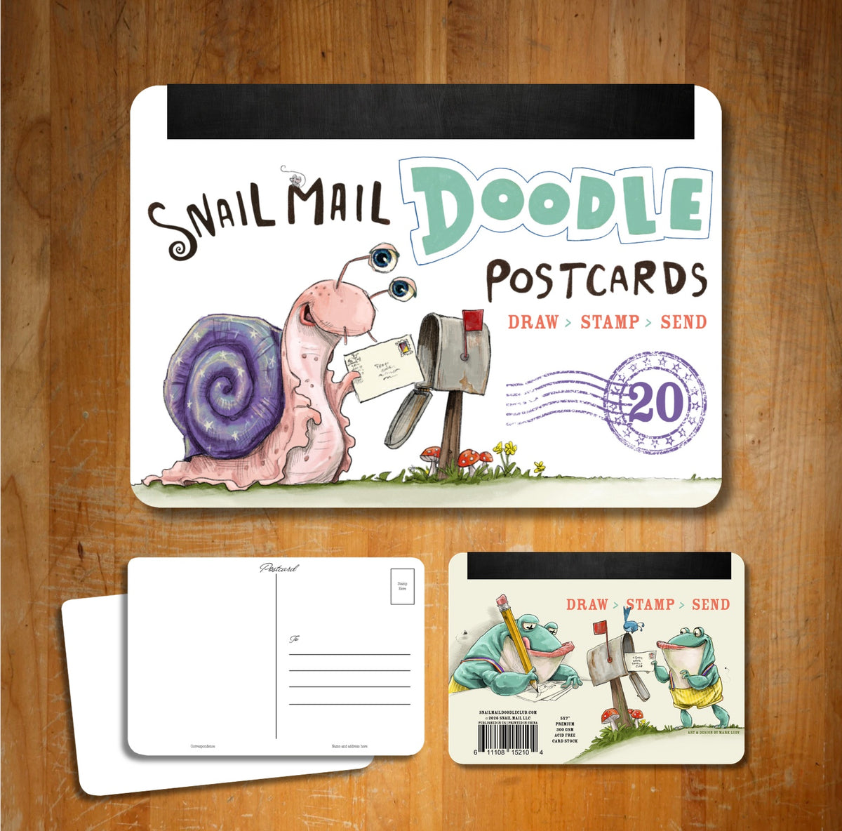 Booklet of 20 Art Card Postcards